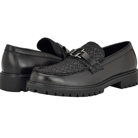 BRAND NEW GUESS MEN'S DRUU BRANDED LUG SOLE DRESS LOAFERS - Picture 4 of 16